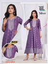 Silver By Blue Hills Rayon Size Combo Anarkali Kurtis Wholesale Online
